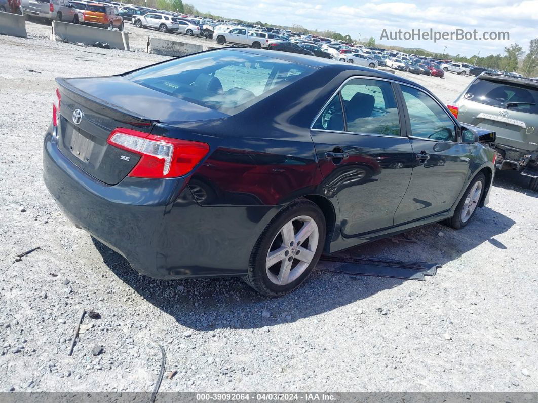 2012 Toyota Camry Se Dark Blue vin: 4T1BF1FKXCU608199