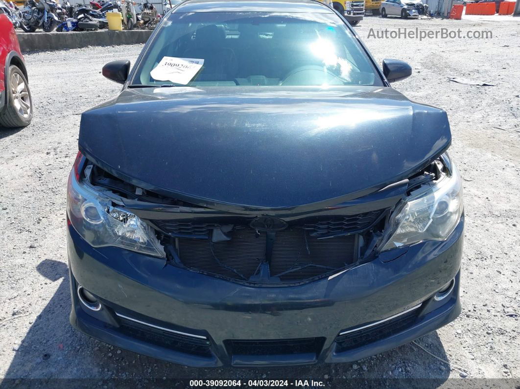 2012 Toyota Camry Se Dark Blue vin: 4T1BF1FKXCU608199