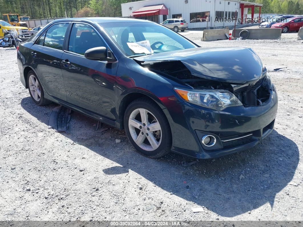 2012 Toyota Camry Se Dark Blue vin: 4T1BF1FKXCU608199