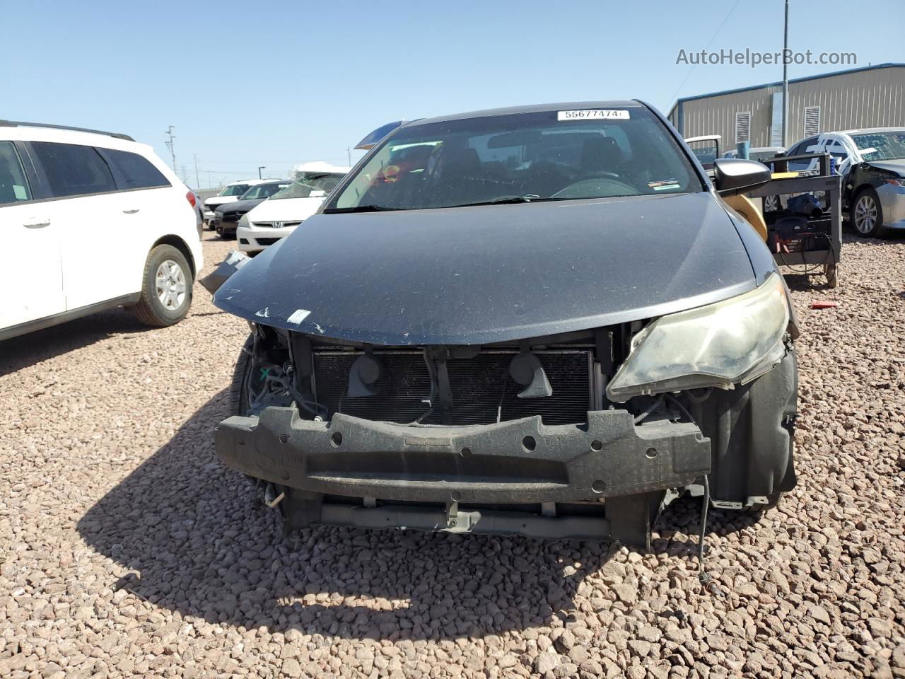 2012 Toyota Camry Base Серый vin: 4T1BF1FKXCU630459