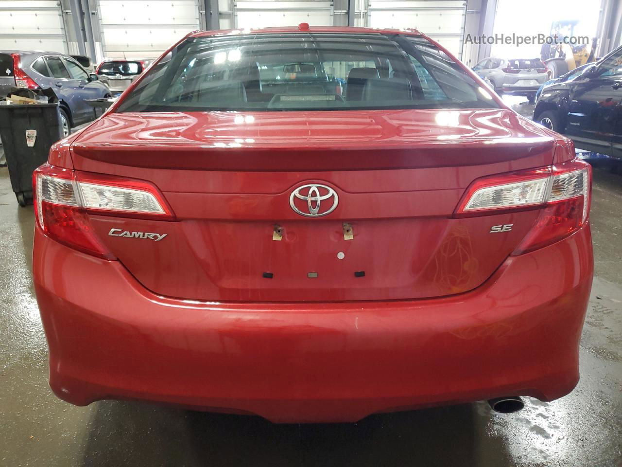 2012 Toyota Camry Base Red vin: 4T1BF1FKXCU634818