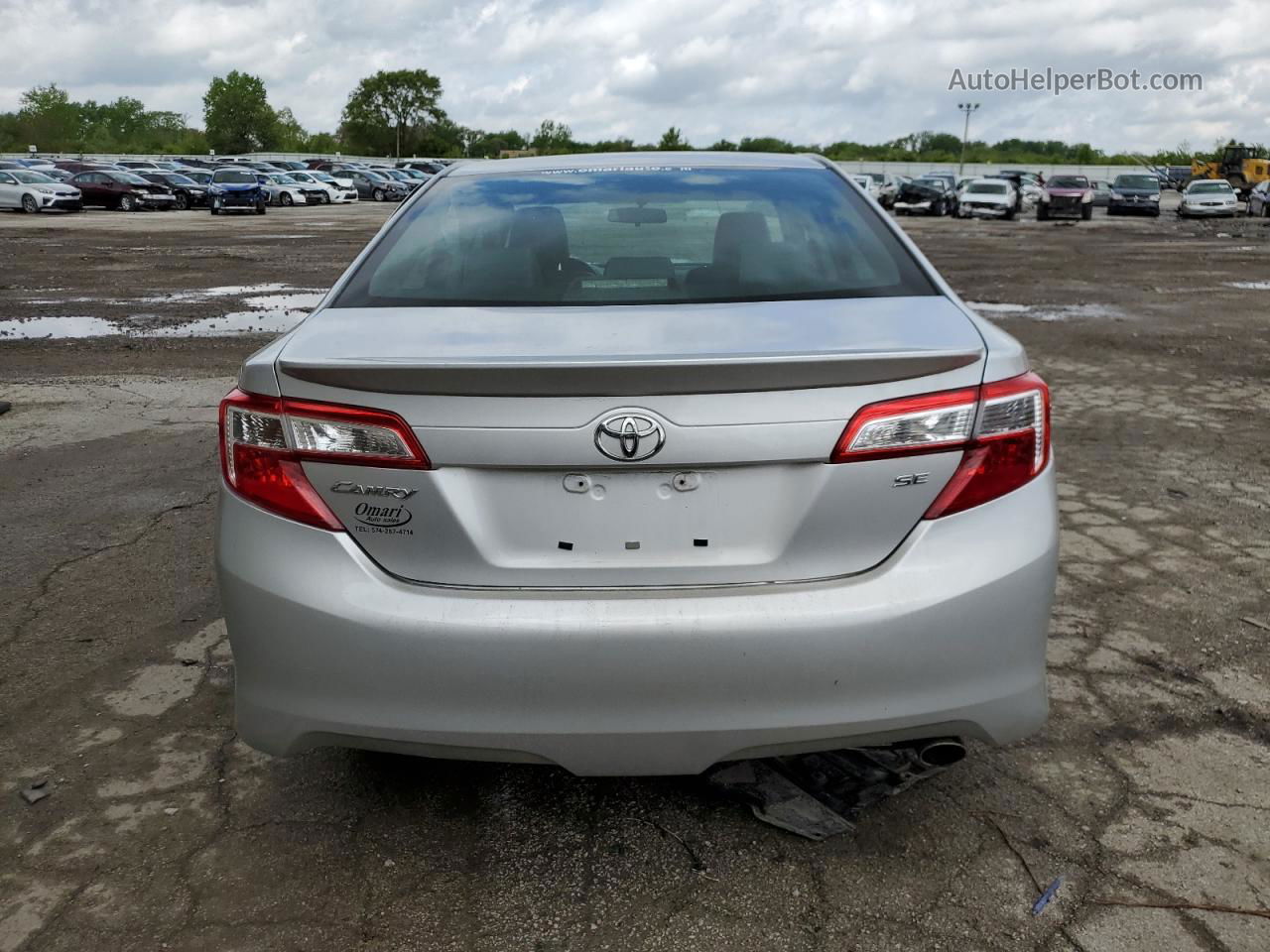 2013 Toyota Camry L Silver vin: 4T1BF1FKXDU257747