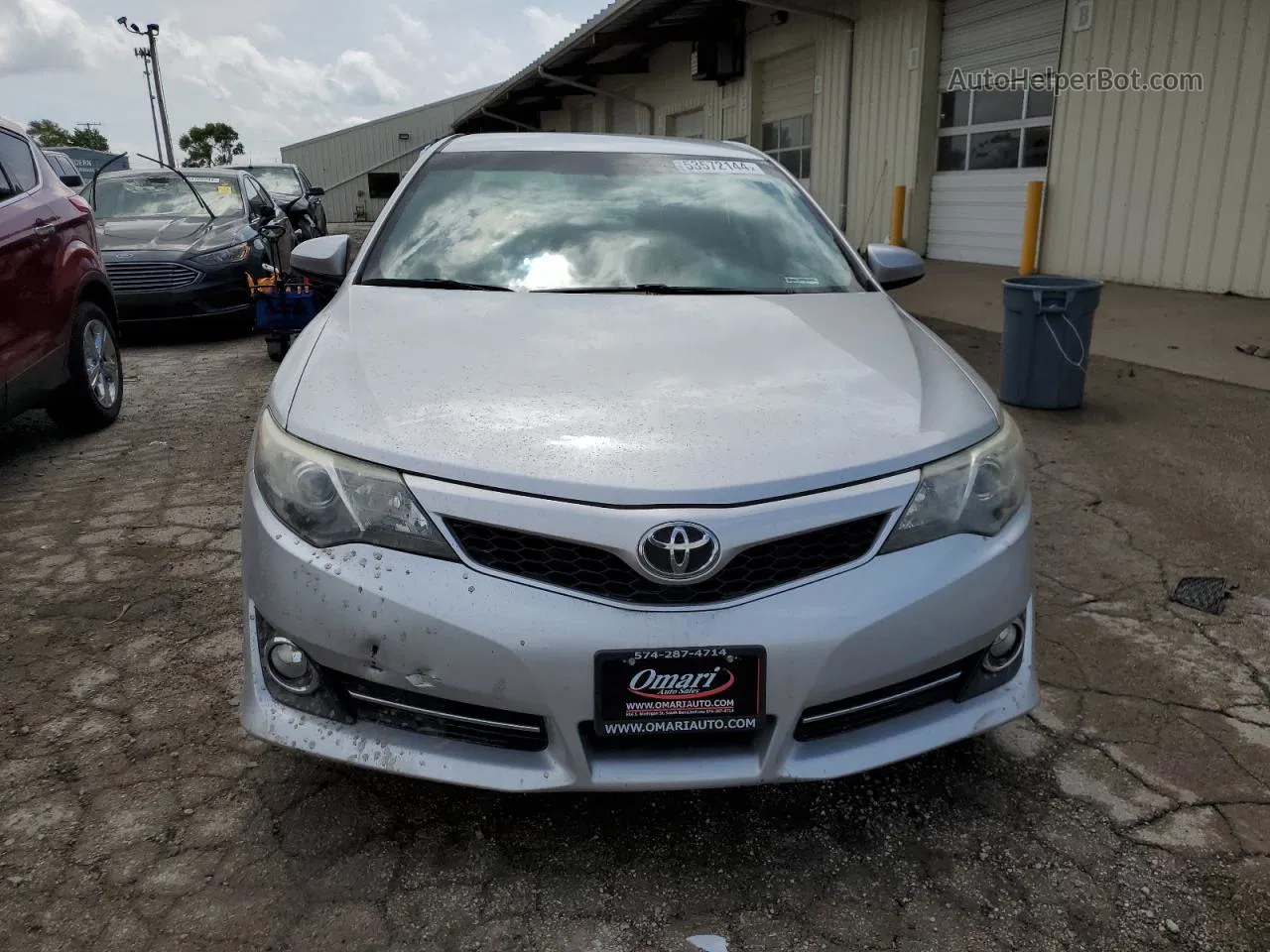 2013 Toyota Camry L Silver vin: 4T1BF1FKXDU257747