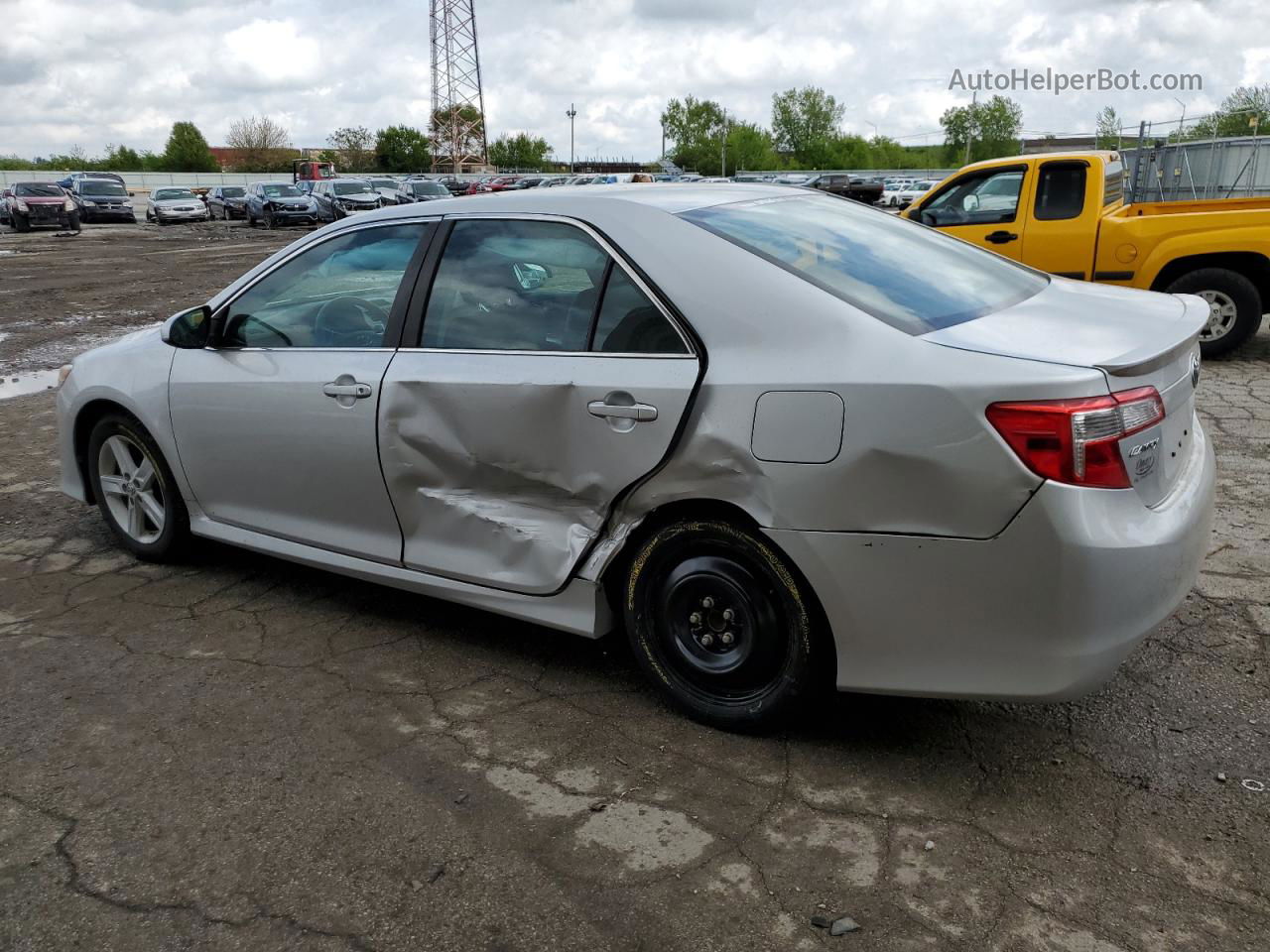 2013 Toyota Camry L Silver vin: 4T1BF1FKXDU257747