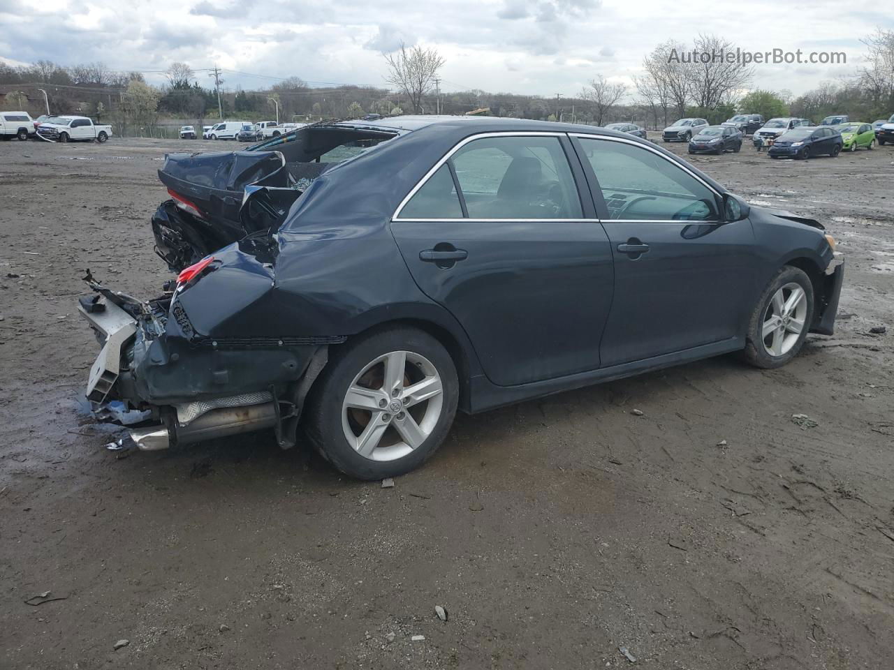 2014 Toyota Camry L Black vin: 4T1BF1FKXEU342931