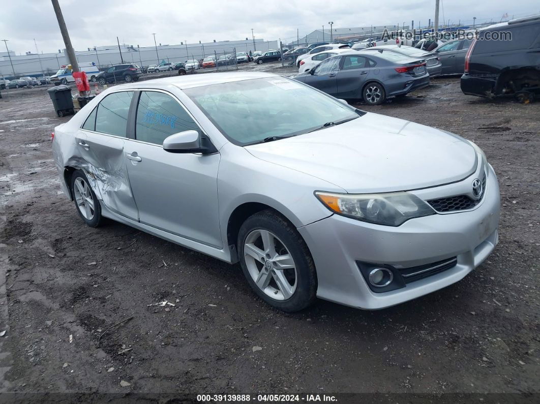 2014 Toyota Camry Se Gray vin: 4T1BF1FKXEU419474