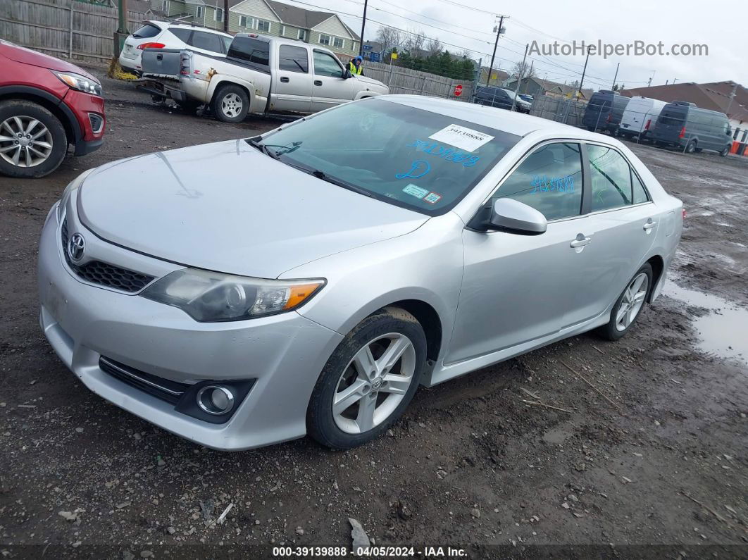 2014 Toyota Camry Se Gray vin: 4T1BF1FKXEU419474