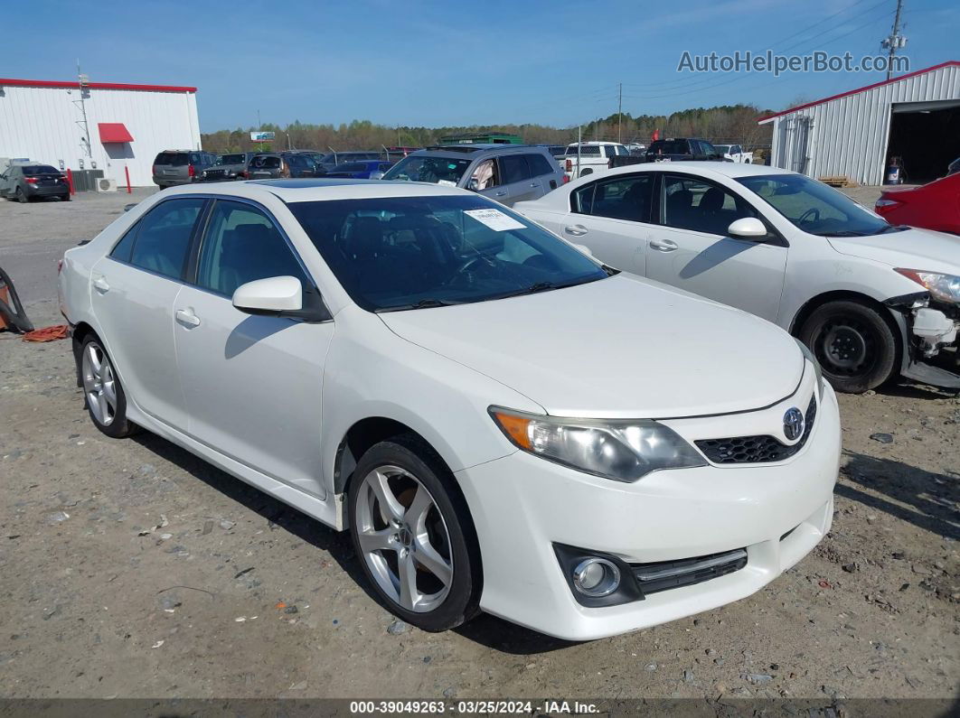 2014 Toyota Camry L/se/le/xle Белый vin: 4T1BF1FKXEU428207