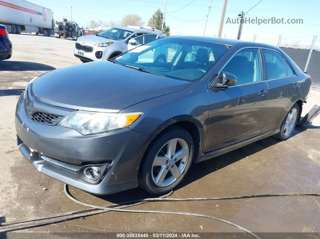 2014 Toyota Camry Se Gray vin: 4T1BF1FKXEU435450