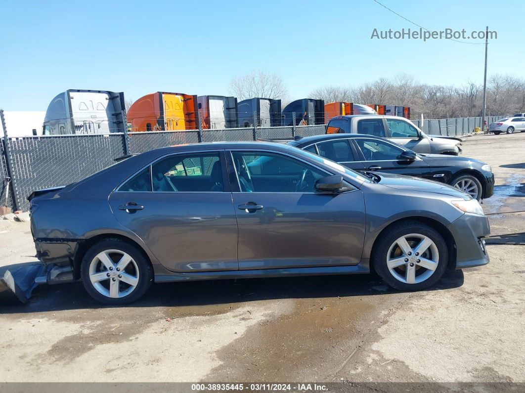 2014 Toyota Camry Se Gray vin: 4T1BF1FKXEU435450