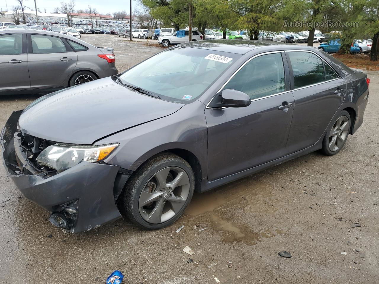 2014 Toyota Camry L Серый vin: 4T1BF1FKXEU443418