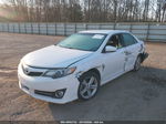 2014 Toyota Camry Se White vin: 4T1BF1FKXEU741726