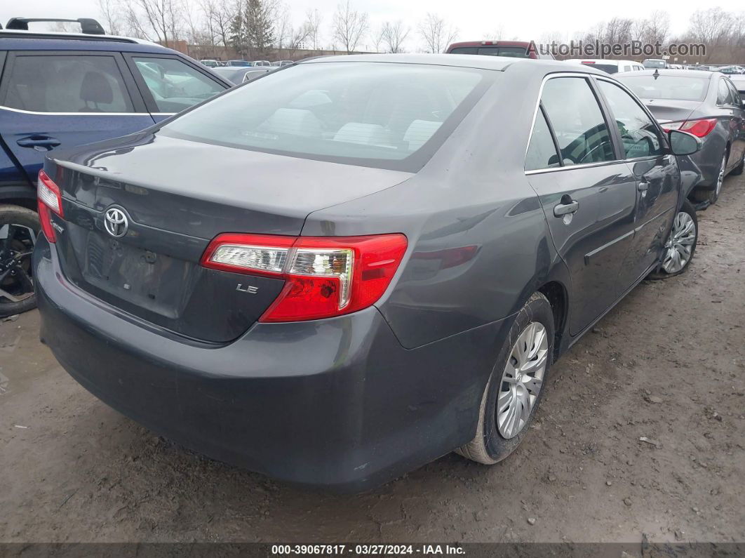 2014 Toyota Camry Le Gray vin: 4T1BF1FKXEU757277