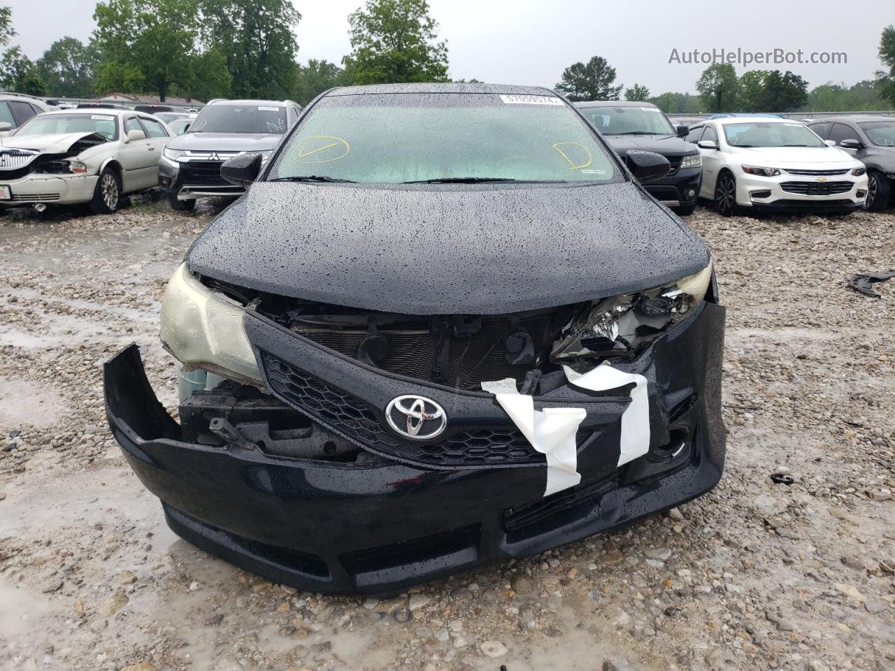 2014 Toyota Camry L Black vin: 4T1BF1FKXEU869349