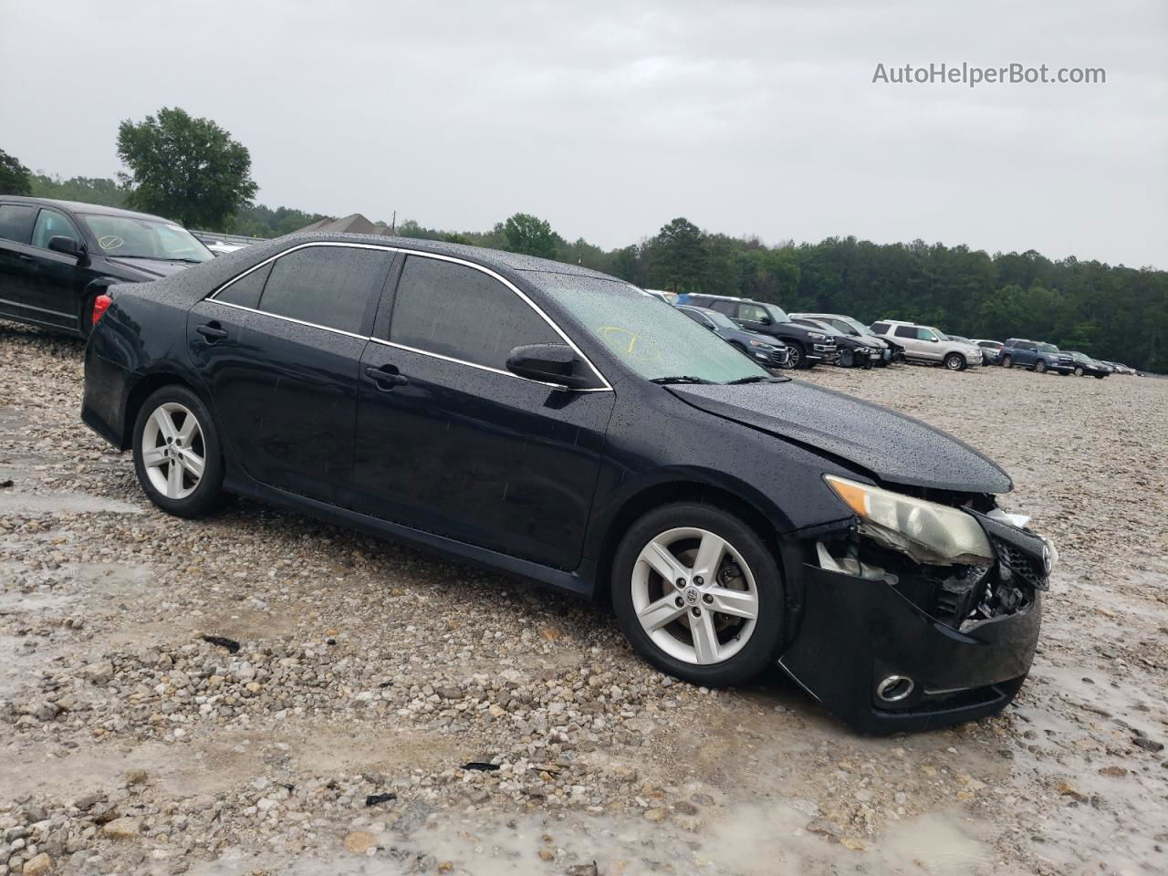 2014 Toyota Camry L Black vin: 4T1BF1FKXEU869349