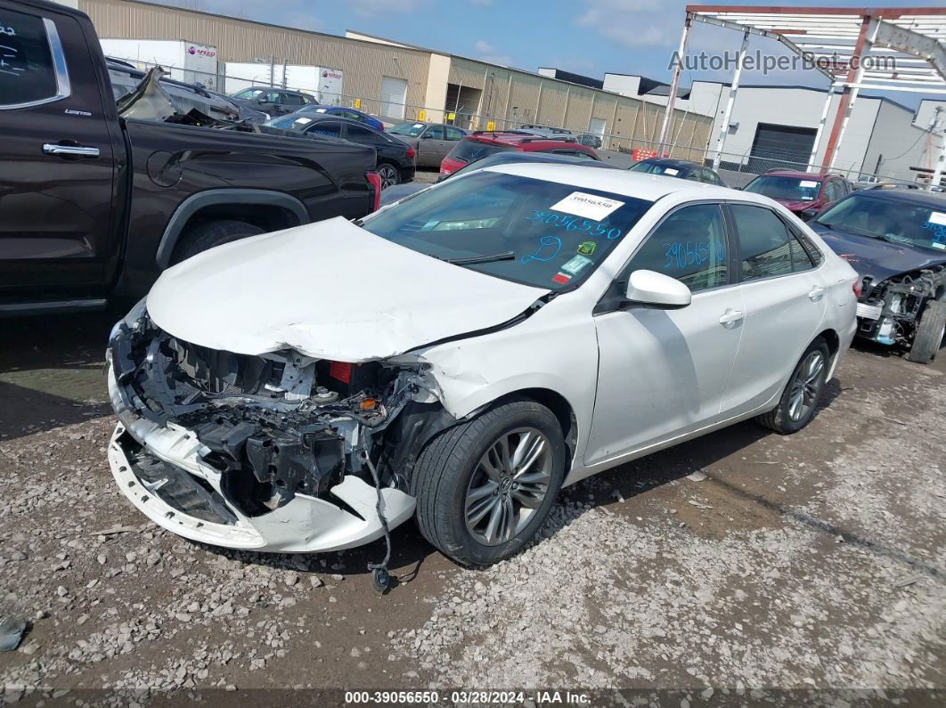 2016 Toyota Camry Se White vin: 4T1BF1FKXGU143042