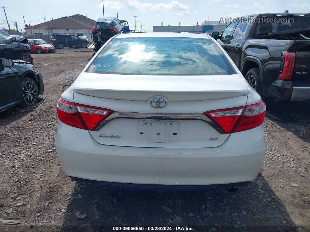 2016 Toyota Camry Se White vin: 4T1BF1FKXGU143042