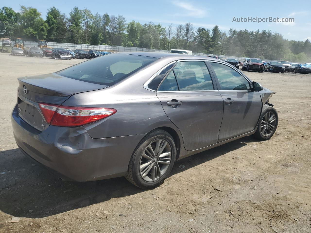 2016 Toyota Camry Le Gray vin: 4T1BF1FKXGU232318