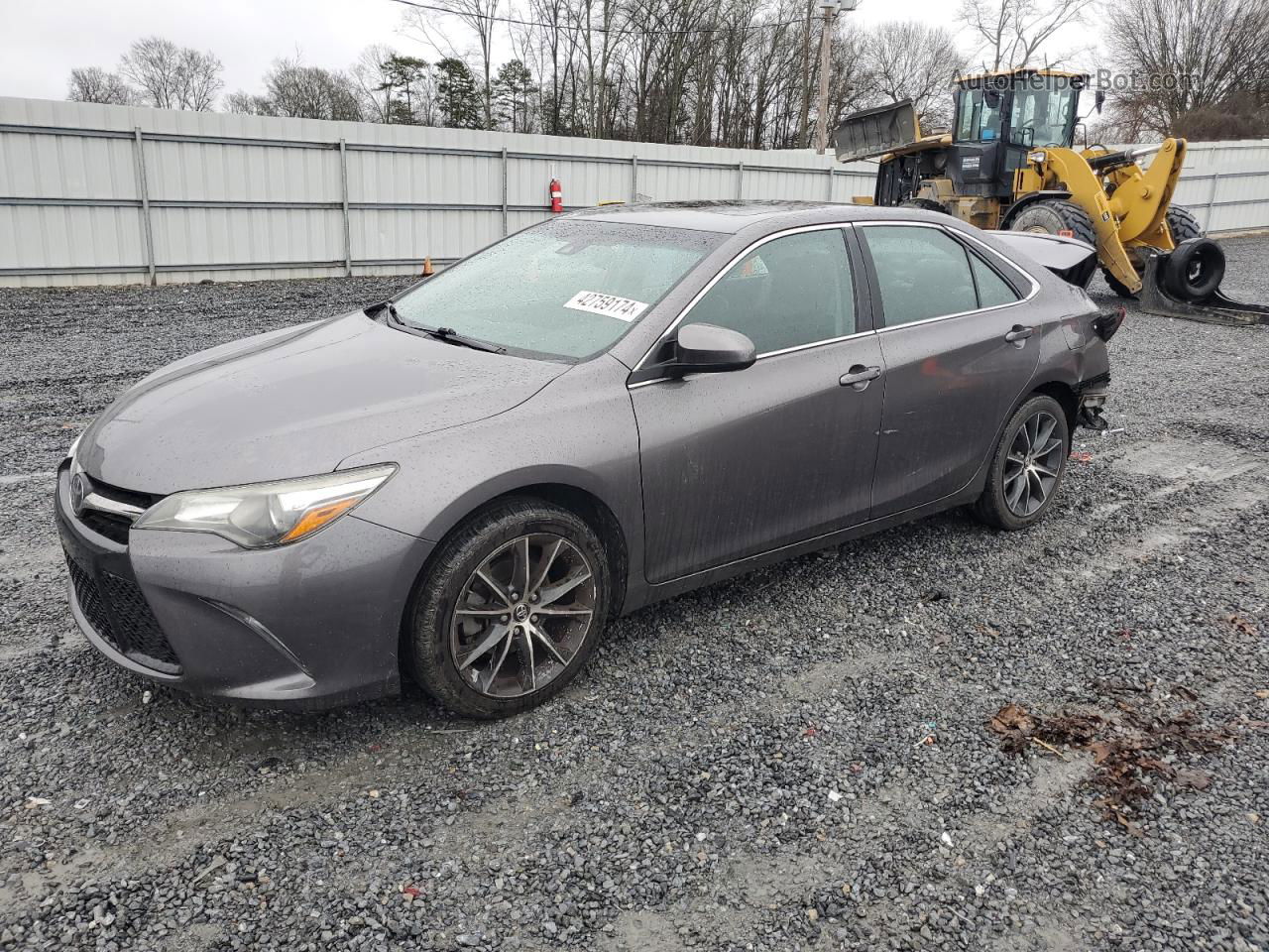 2016 Toyota Camry Le Gray vin: 4T1BF1FKXGU517276