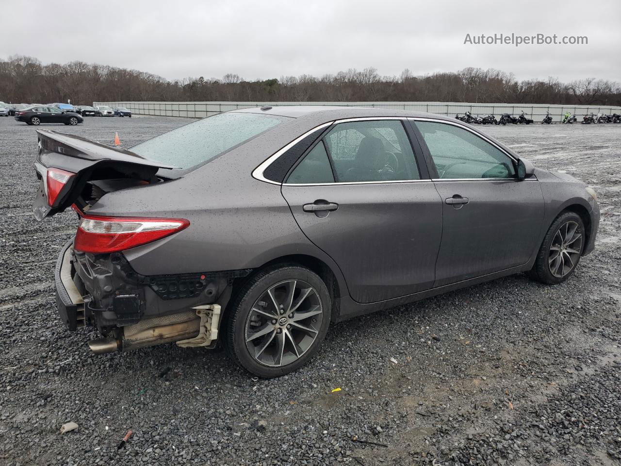 2016 Toyota Camry Le Gray vin: 4T1BF1FKXGU517276