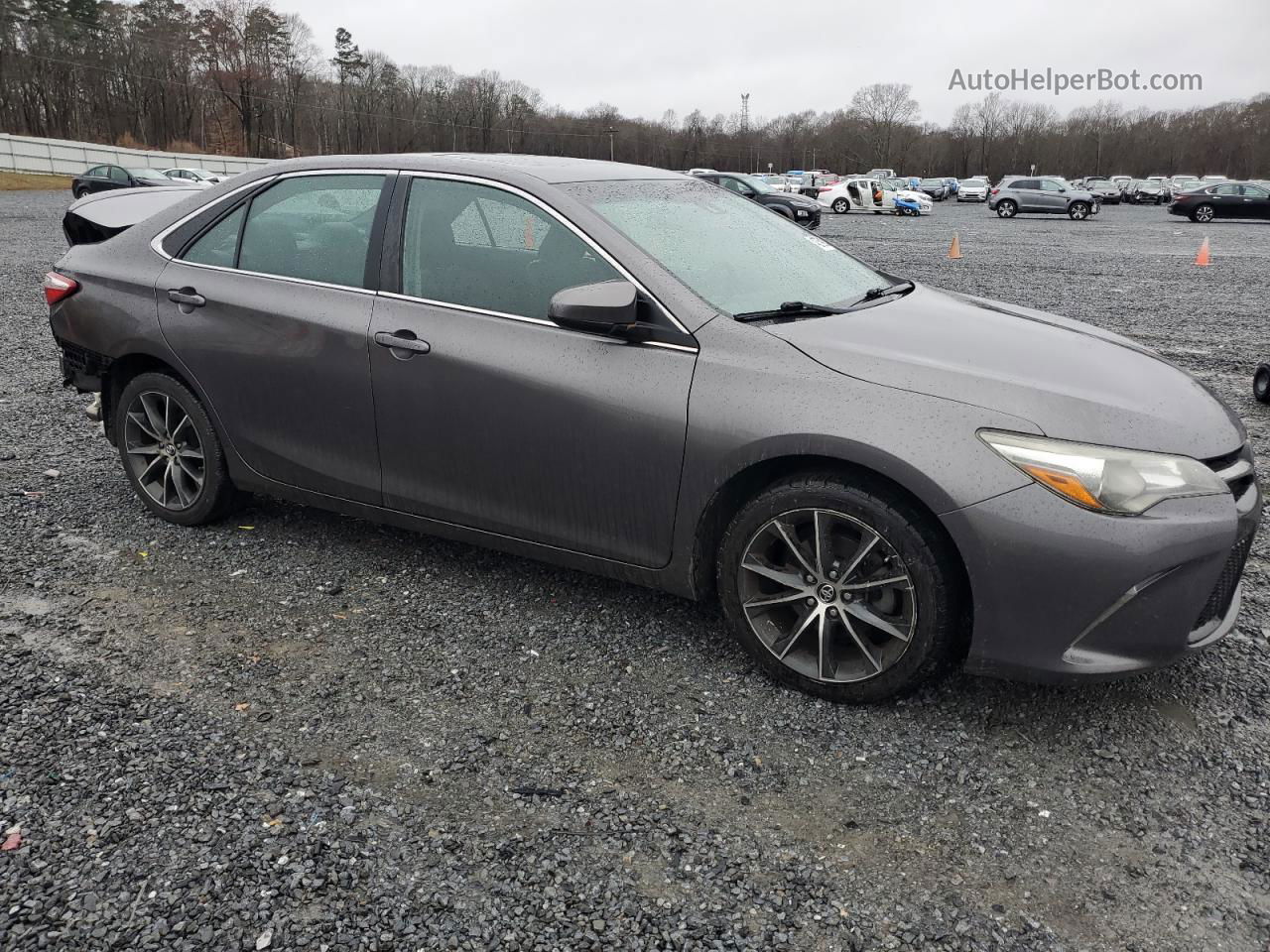 2016 Toyota Camry Le Gray vin: 4T1BF1FKXGU517276