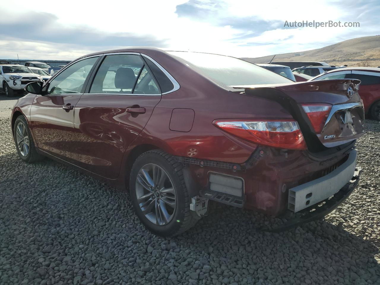 2016 Toyota Camry Le Burgundy vin: 4T1BF1FKXGU526088