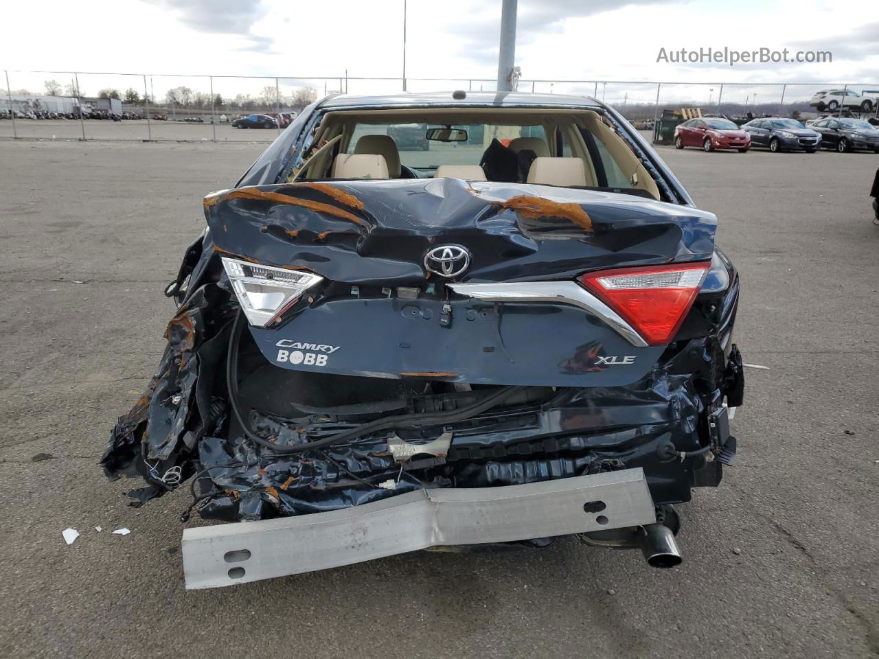 2016 Toyota Camry Le Blue vin: 4T1BF1FKXGU551394