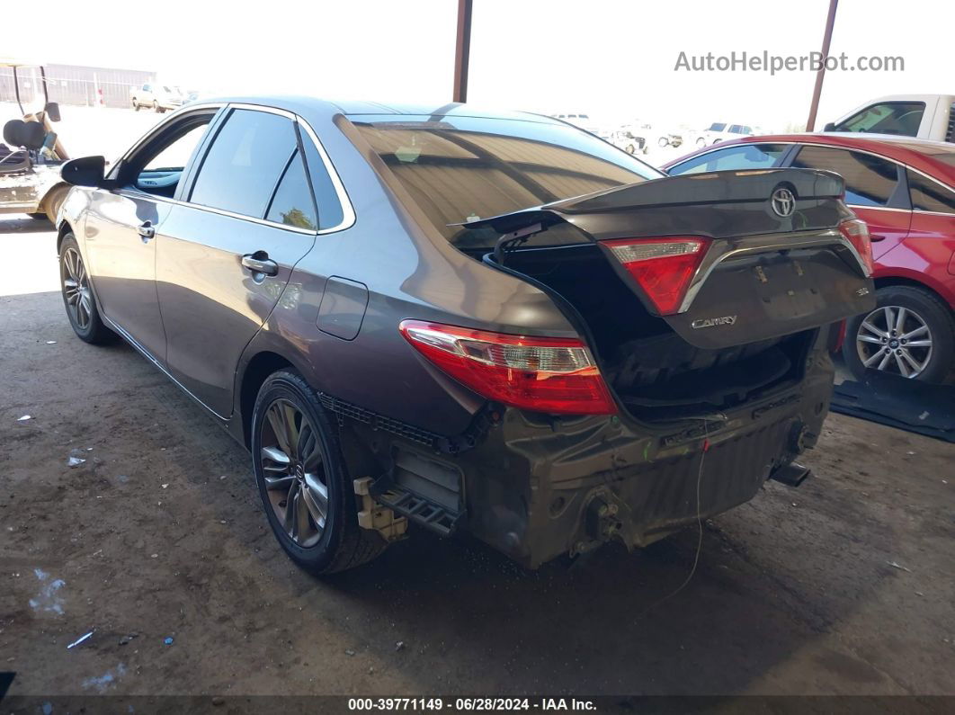 2016 Toyota Camry Se Brown vin: 4T1BF1FKXGU610329