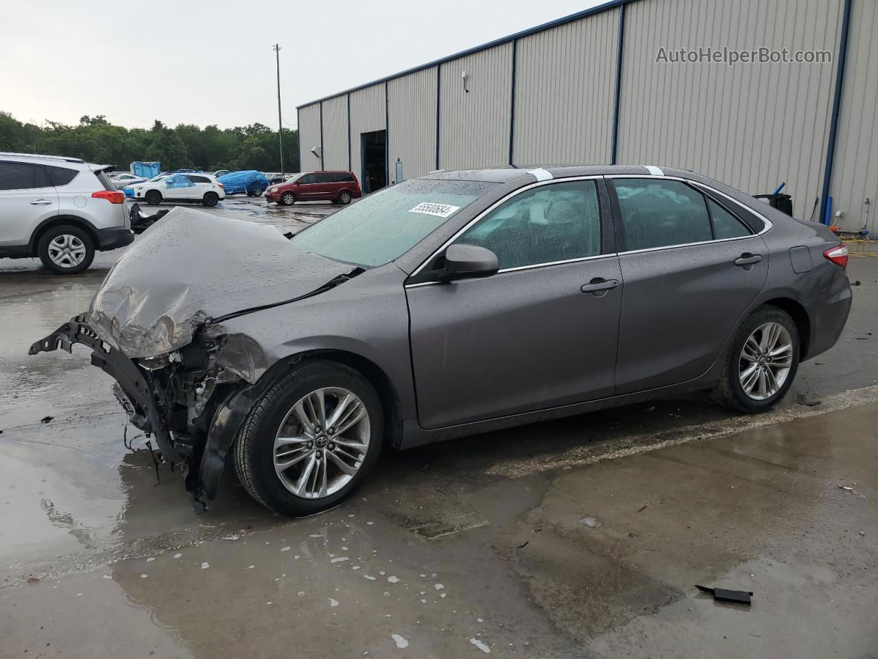 2017 Toyota Camry Le Gray vin: 4T1BF1FKXHU334381