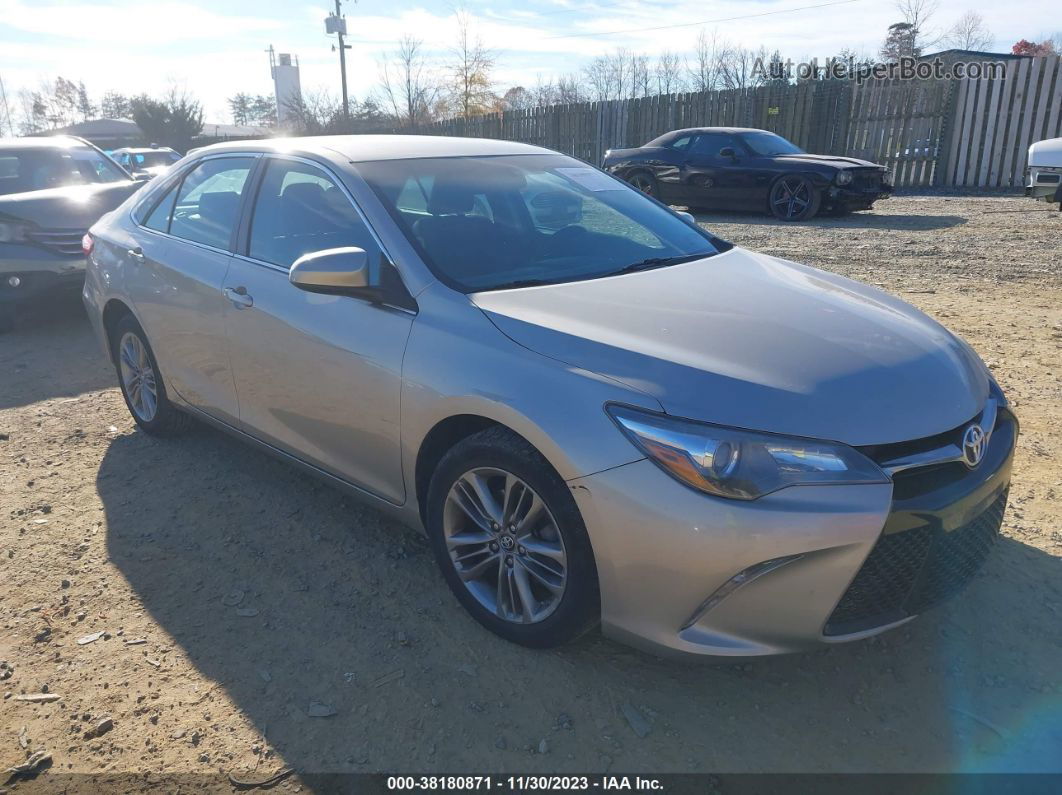 2017 Toyota Camry Se Silver vin: 4T1BF1FKXHU337457