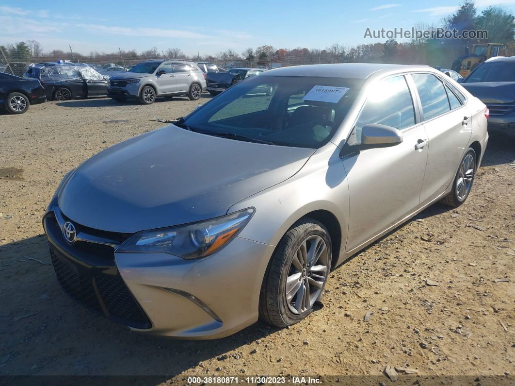 2017 Toyota Camry Se Silver vin: 4T1BF1FKXHU337457