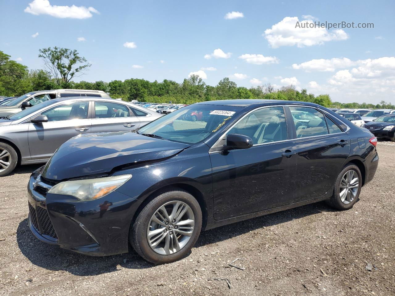 2017 Toyota Camry Le Black vin: 4T1BF1FKXHU630565