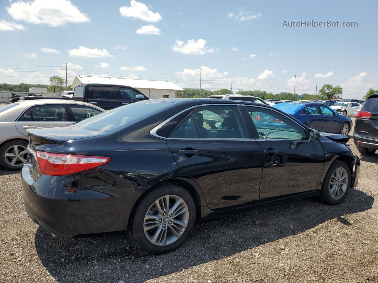 2017 Toyota Camry Le Black vin: 4T1BF1FKXHU630565