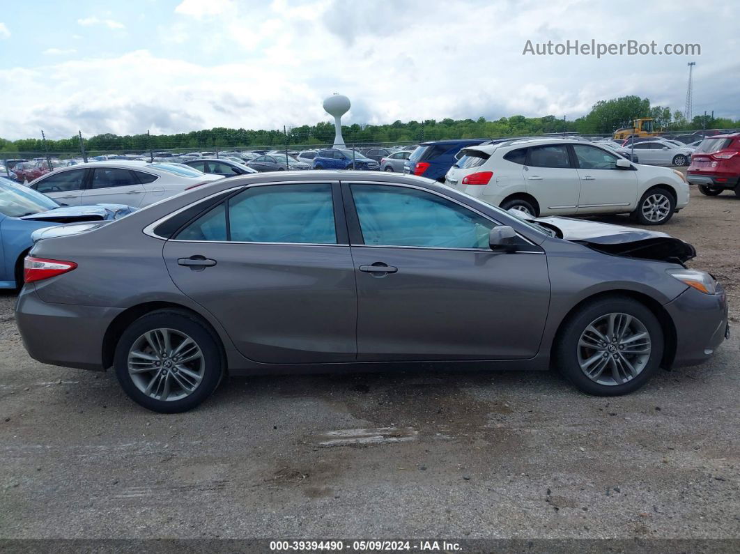 2017 Toyota Camry Se Gray vin: 4T1BF1FKXHU744632