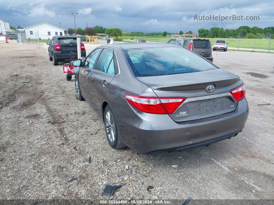 2017 Toyota Camry Se Gray vin: 4T1BF1FKXHU744632