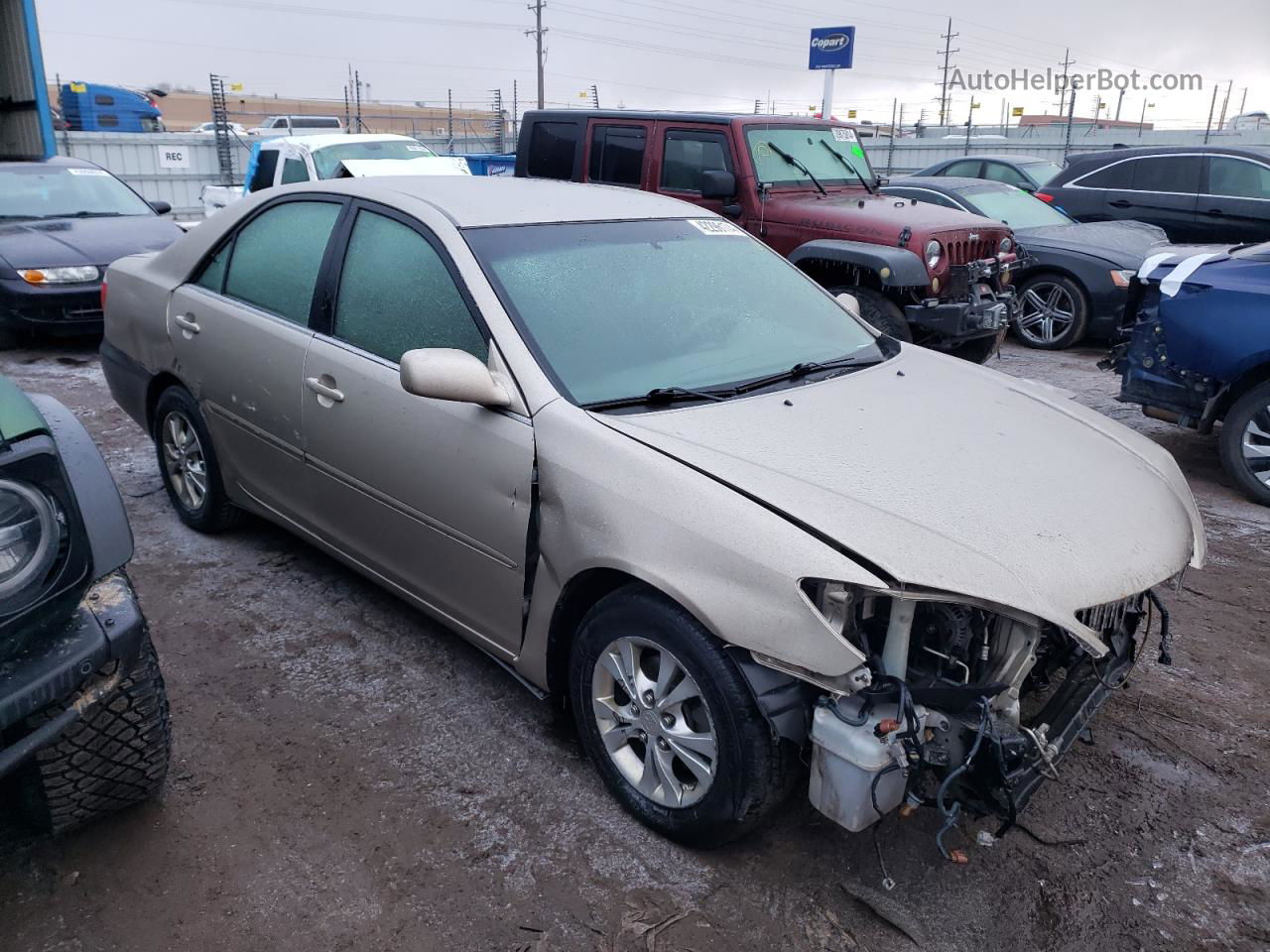 2005 Toyota Camry Le Золотой vin: 4T1BF32K25U090321