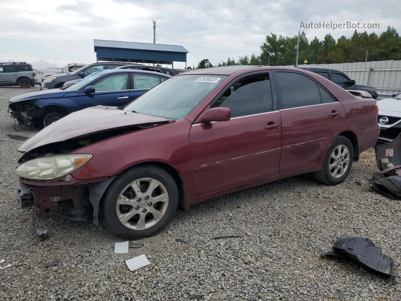 2005 Toyota Camry Le Red vin: 4T1BF32K55U099420