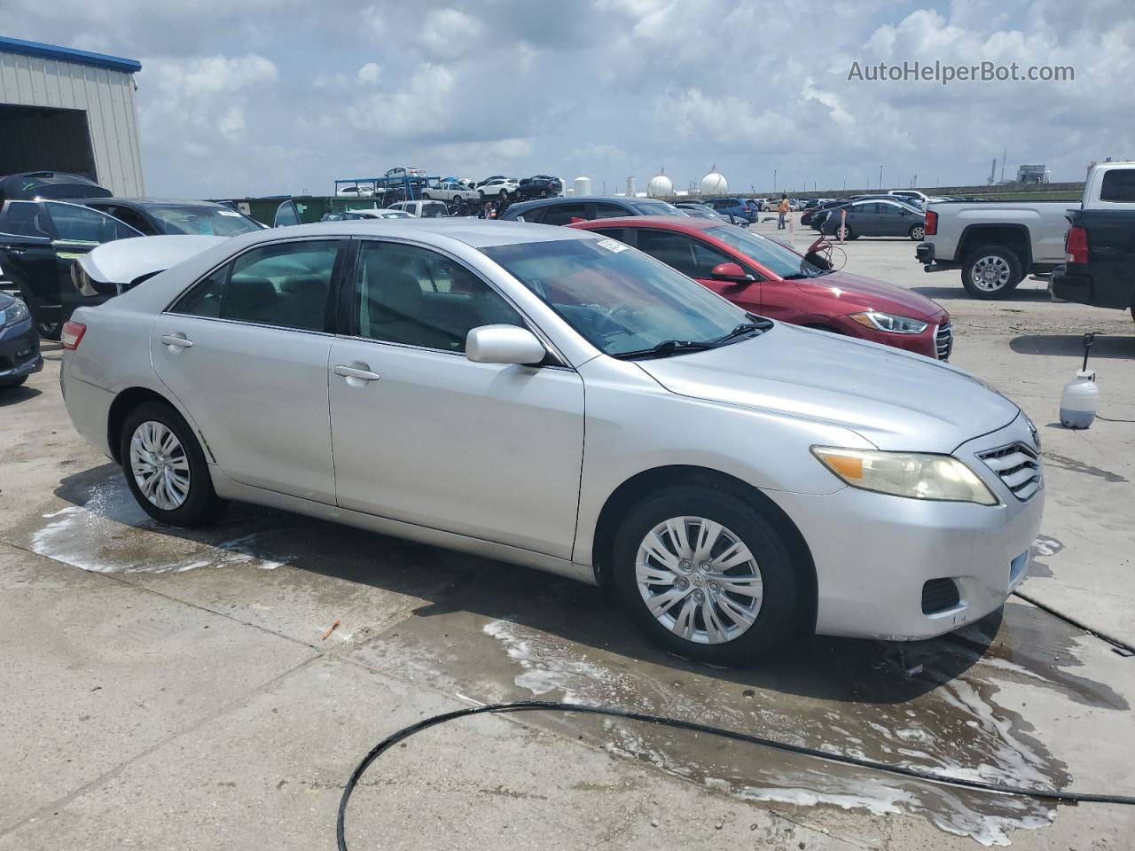 2011 Toyota Camry Base Silver vin: 4T1BF3EK0BU122884