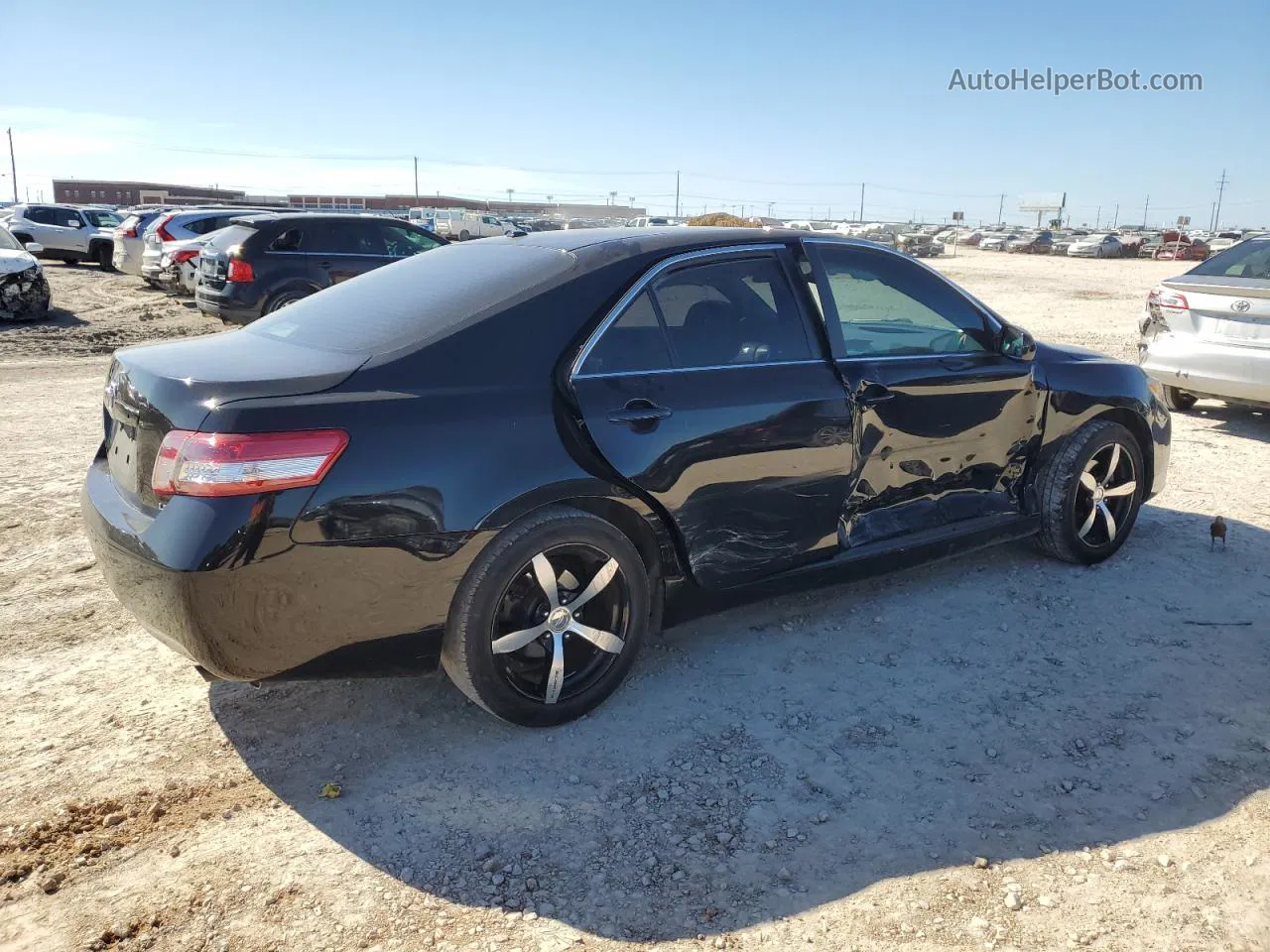 2011 Toyota Camry Base Черный vin: 4T1BF3EK0BU125235