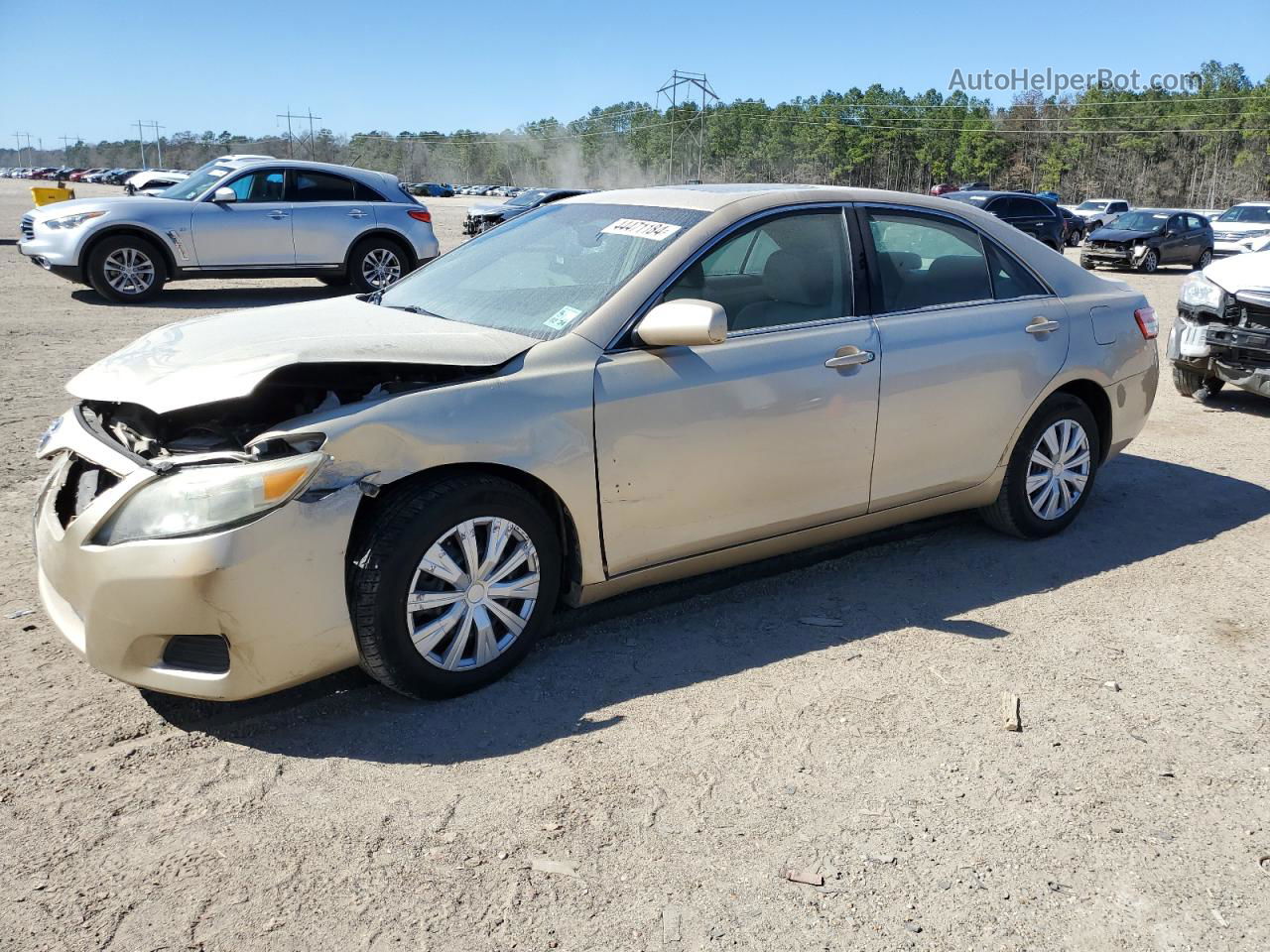 2011 Toyota Camry Base Tan vin: 4T1BF3EK0BU143315