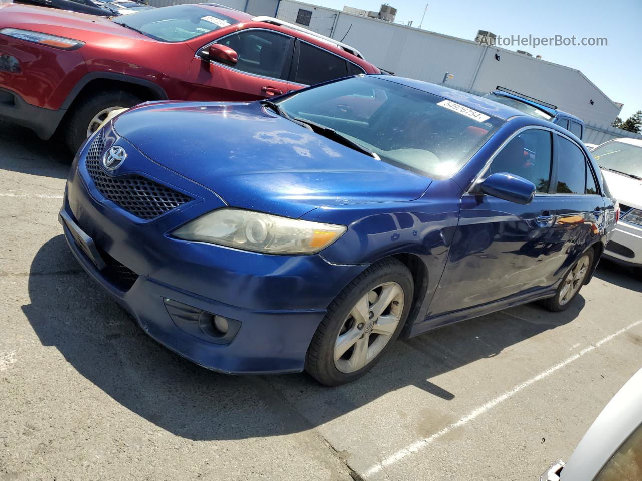 2011 Toyota Camry Base Синий vin: 4T1BF3EK0BU583230