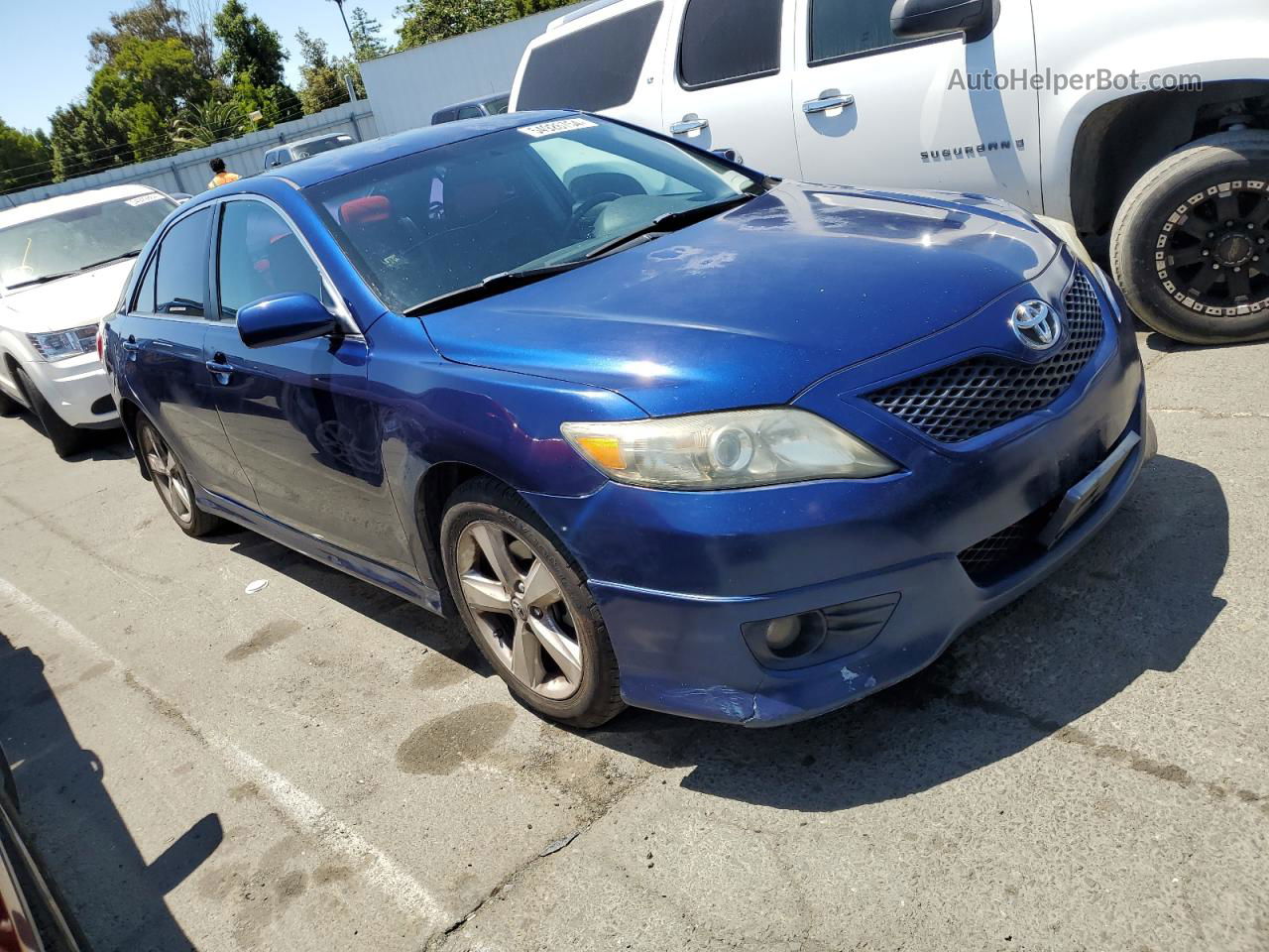 2011 Toyota Camry Base Blue vin: 4T1BF3EK0BU583230