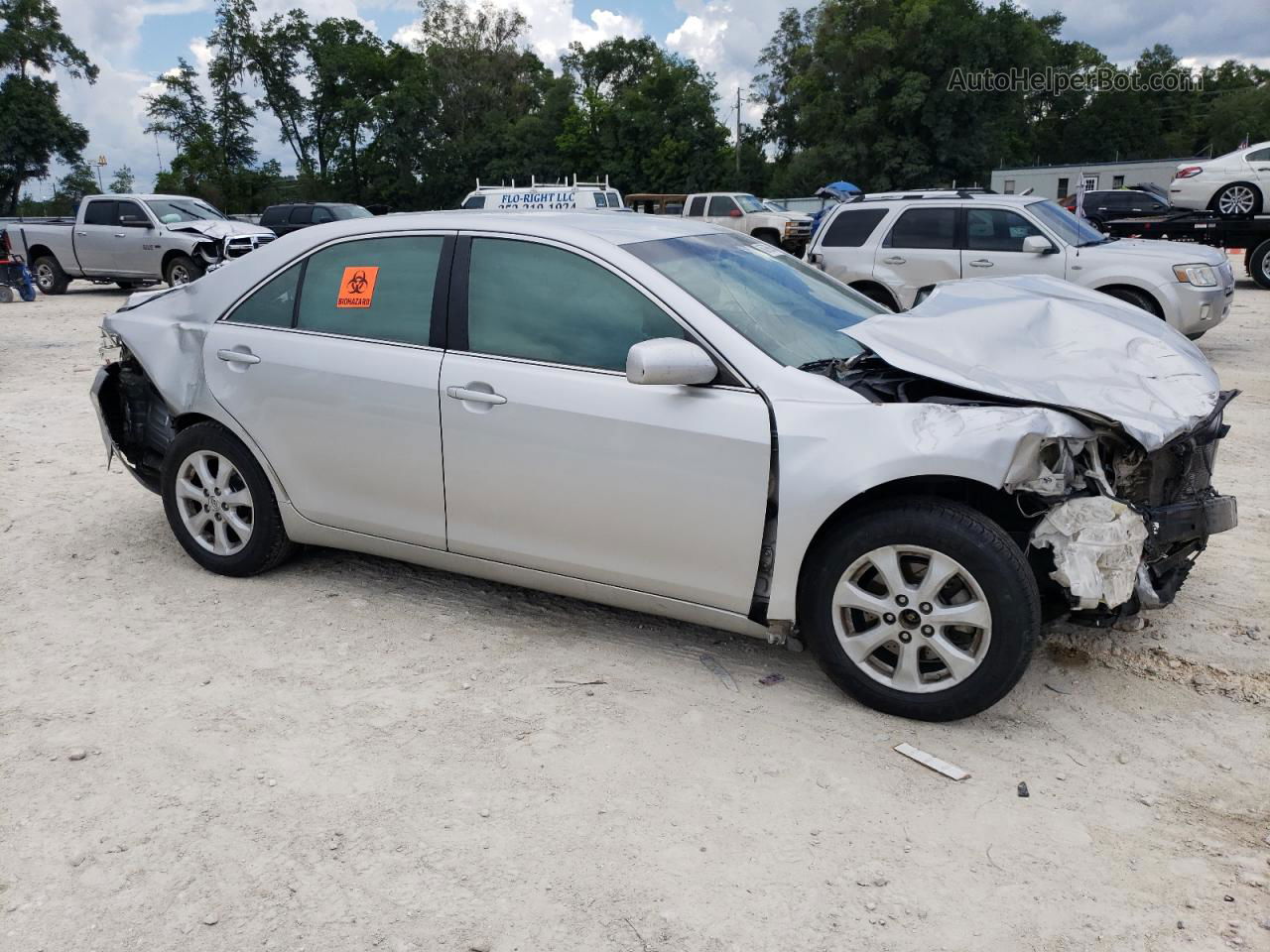 2011 Toyota Camry Base Silver vin: 4T1BF3EK0BU604187