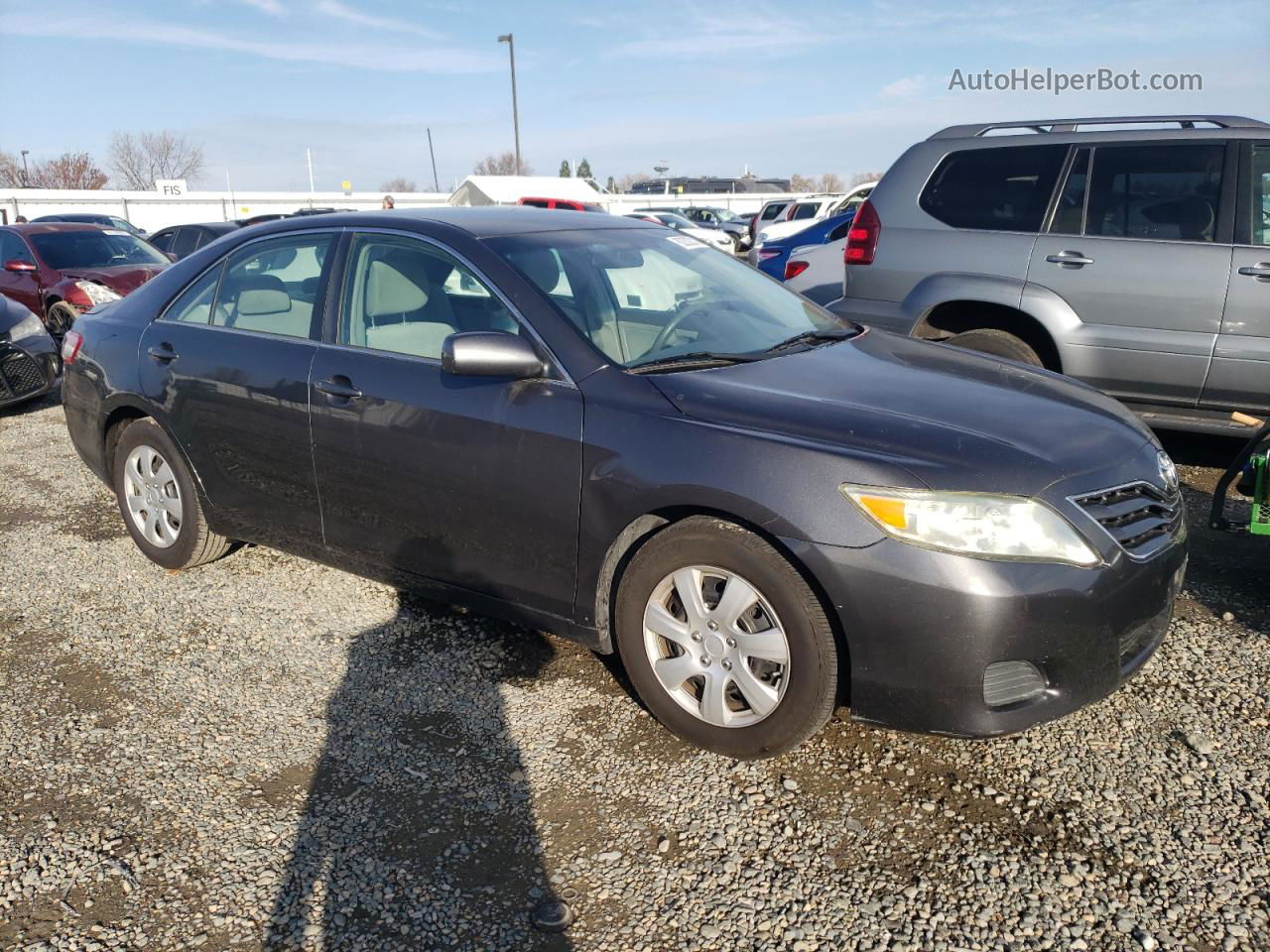 2011 Toyota Camry Base Gray vin: 4T1BF3EK0BU684543