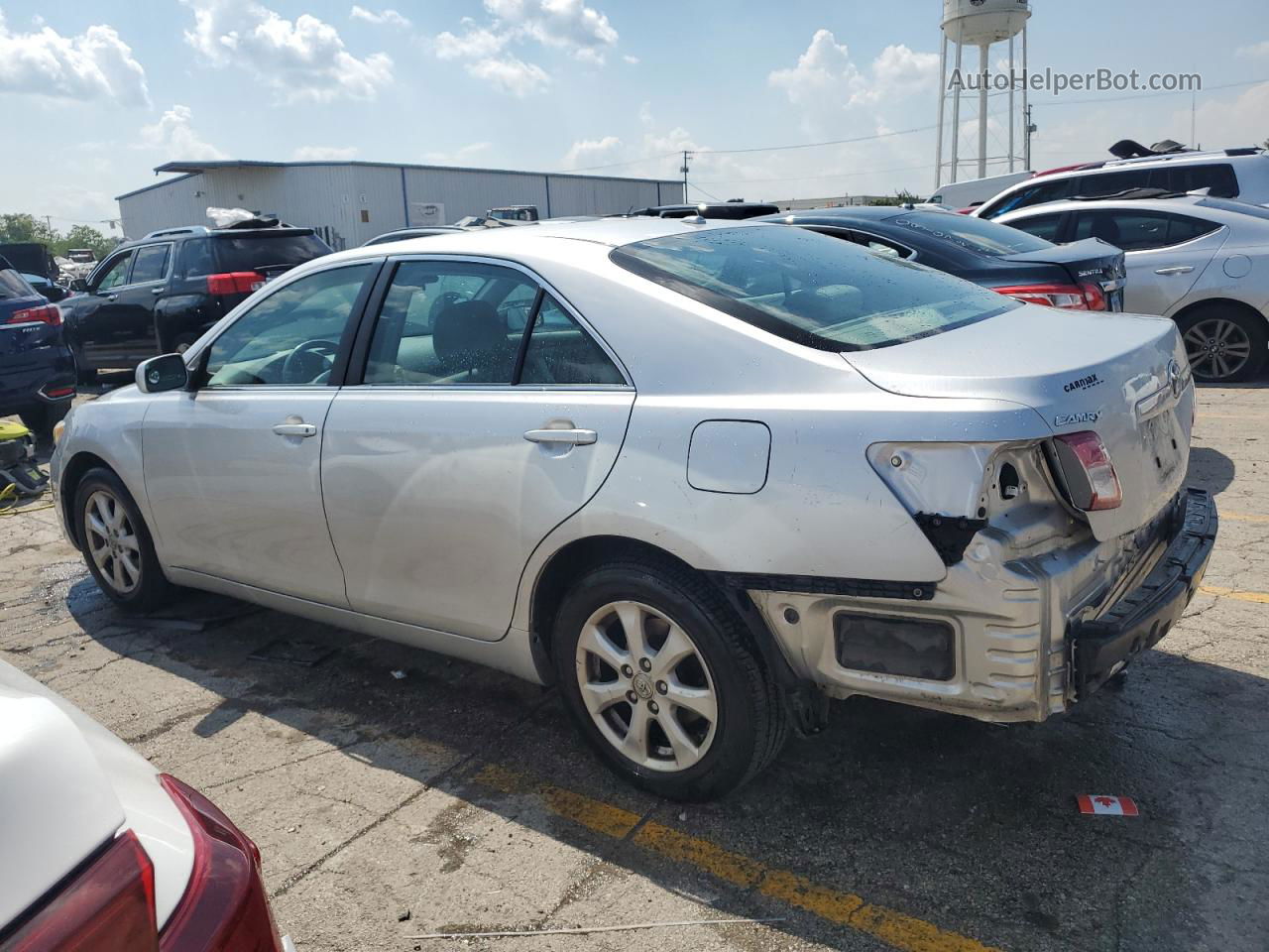 2011 Toyota Camry Base Silver vin: 4T1BF3EK0BU720019