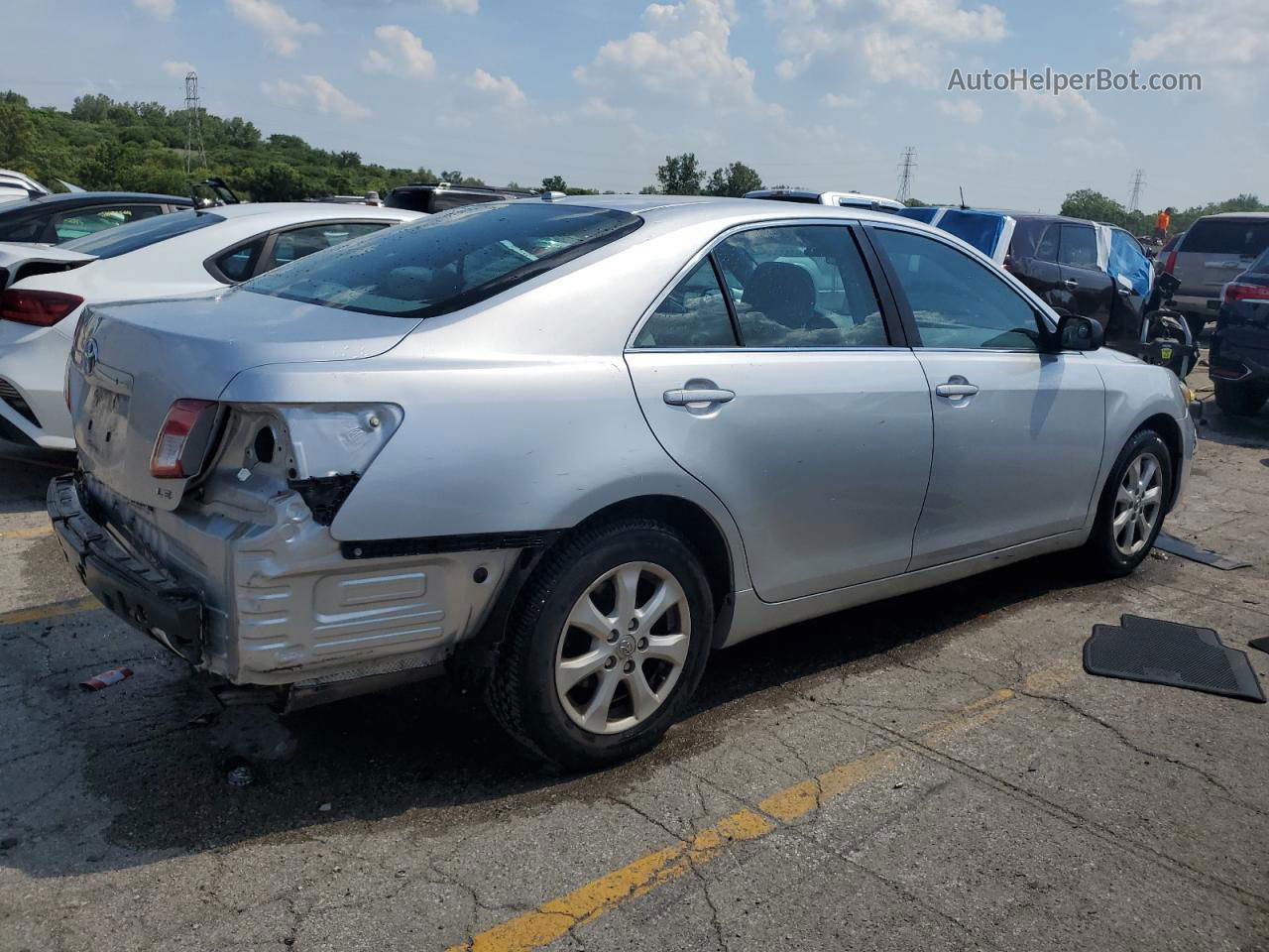 2011 Toyota Camry Base Silver vin: 4T1BF3EK0BU720019