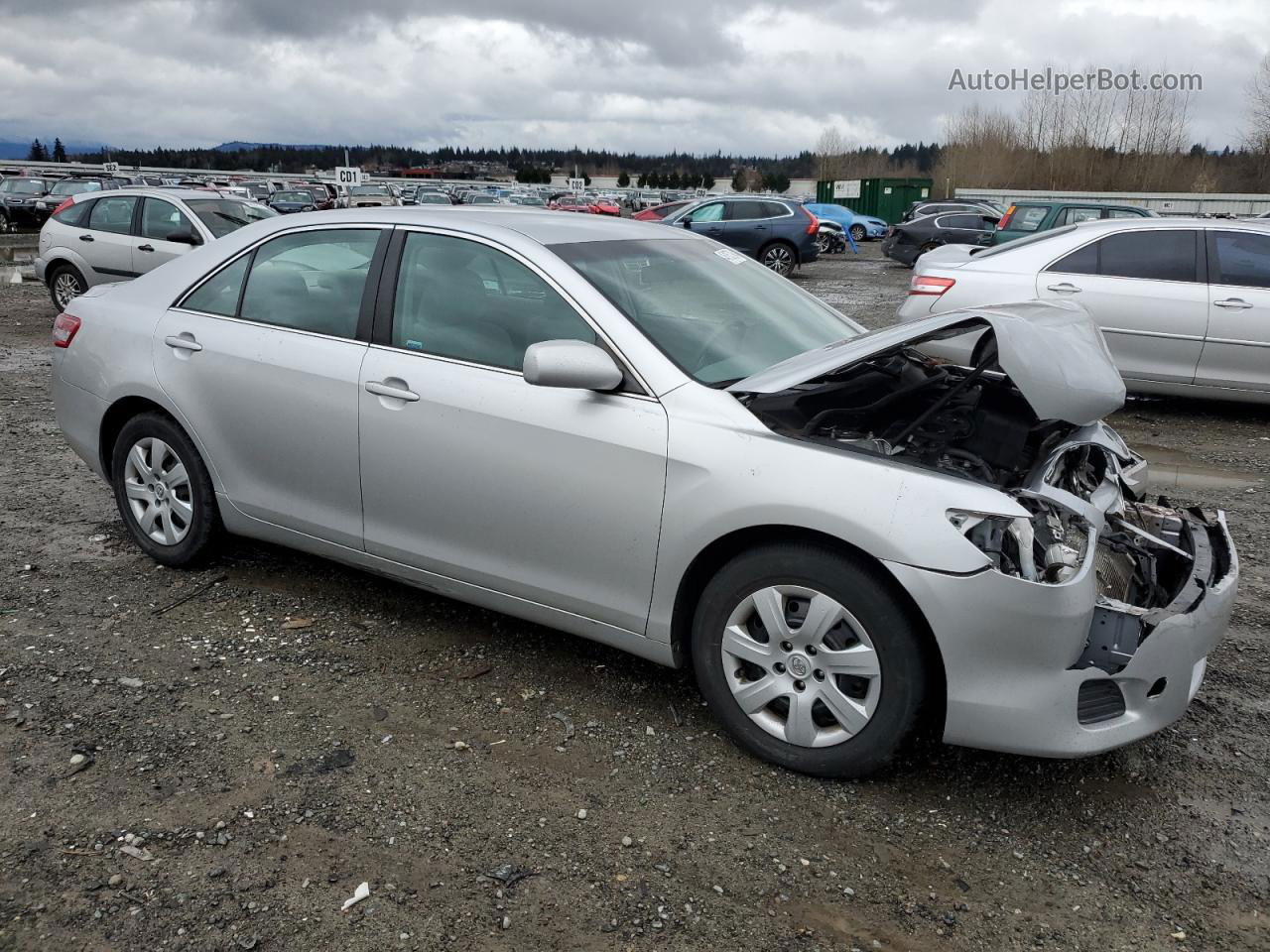 2011 Toyota Camry Base Silver vin: 4T1BF3EK0BU759564