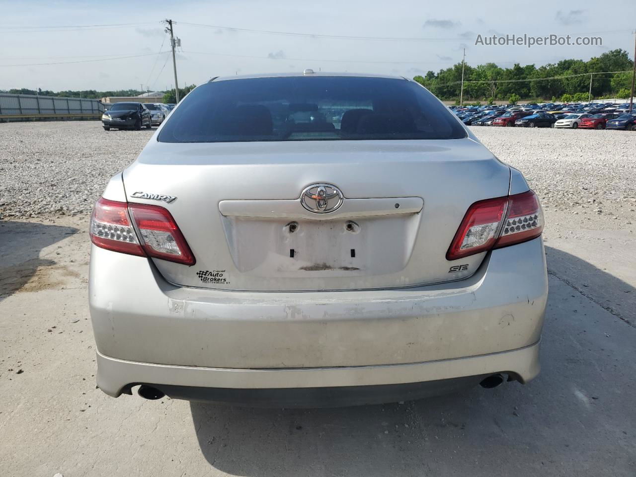 2011 Toyota Camry Base Silver vin: 4T1BF3EK0BU774100