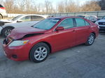 2011 Toyota Camry Base Красный vin: 4T1BF3EK1BU159247