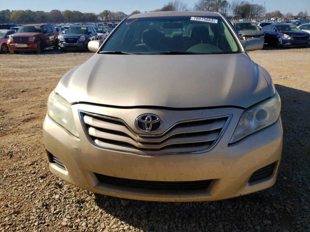 2011 Toyota Camry Base Tan vin: 4T1BF3EK1BU166098